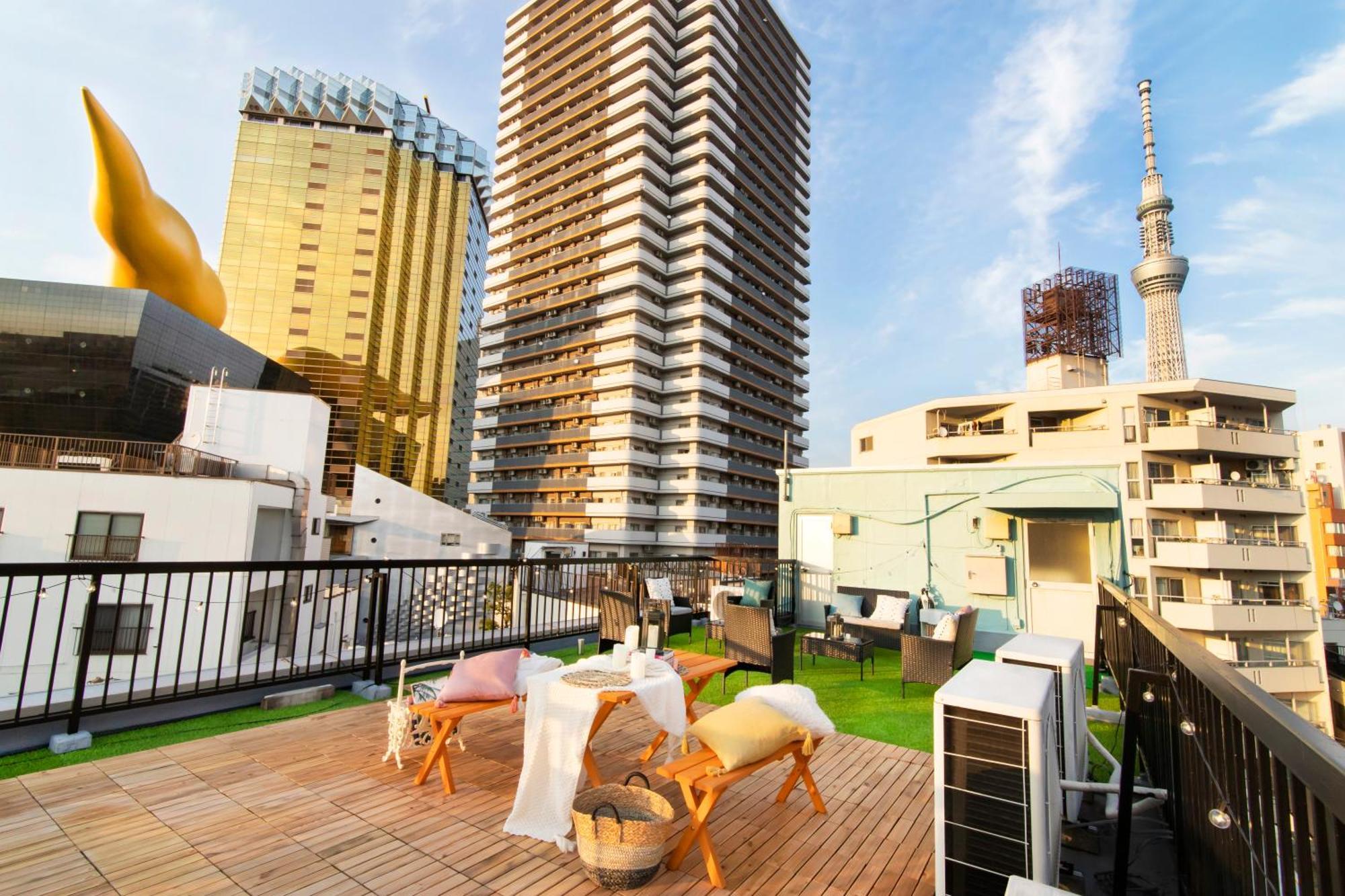 Meee Asakusa3F4F 浅草徒歩3分 140平米max22名 無料駐車場 屋上絶景 渋谷直通 도쿄 외부 사진